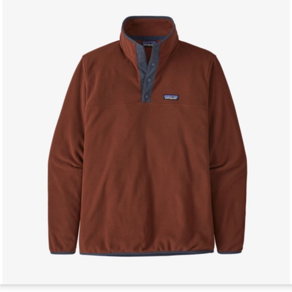 Patagonia Micro D Fleece - XL- Brick Red Adobe Brown